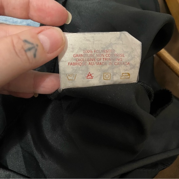 Vintage Black Silky Camisole Top - Picture 4 of 4